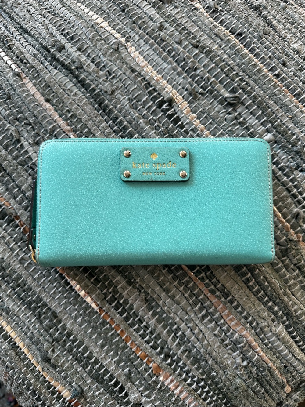 kate spade Wellesley Neda Leather zip-around accordion wallet
